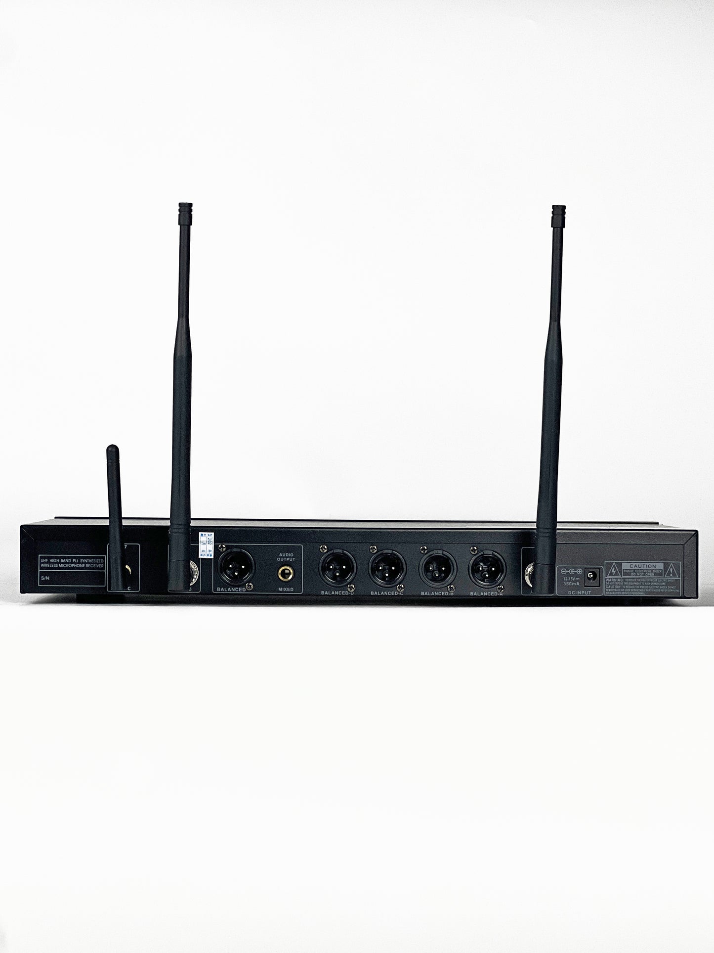 All-auto Smart Wireless Microphone System A500 Covering a range of 300 meter / 980 ft One Receiver+ 4 Mics Optional Stacking up to 5 sets w/ 20mics