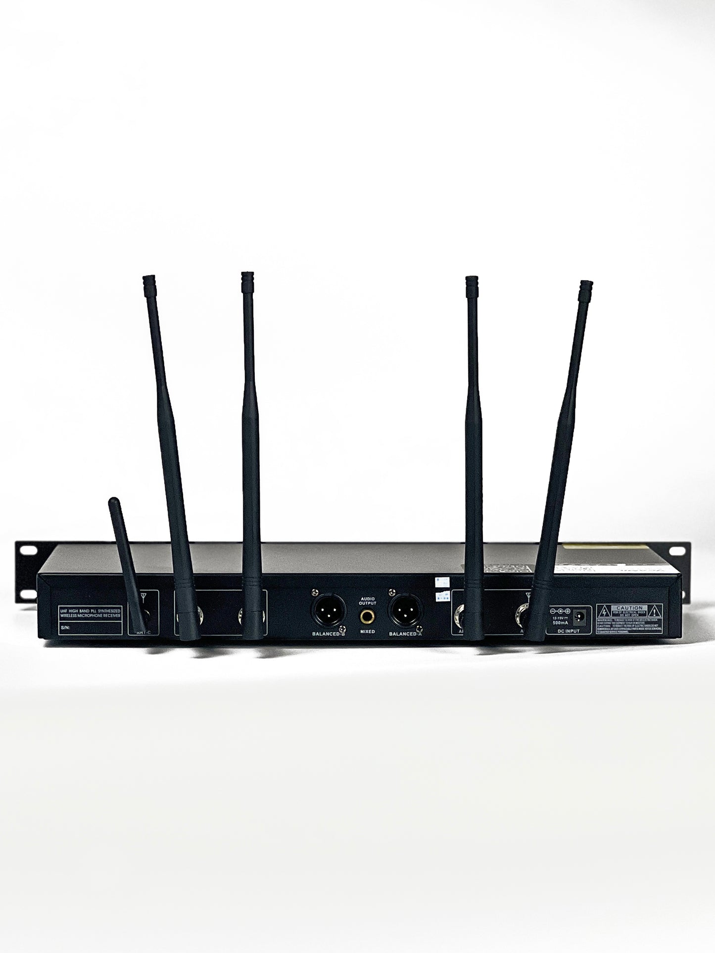 All-auto Smart Wireless Microphone System A600 Covering a range of 500 meter /1640 ft One Receiver+ two Mics Optional Stacking up to 8 sets w/ 16mics